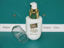 50ml opaque white glass cream jar