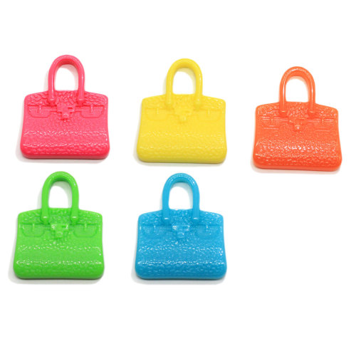 Hottest Multi Colors Handbag Resin Decoration Girls Artificial Crafts Jewelry Ornament Shop