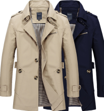 Mens Classic Spring Windbreaker Jacket