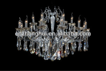 Huge crystal lamp shade