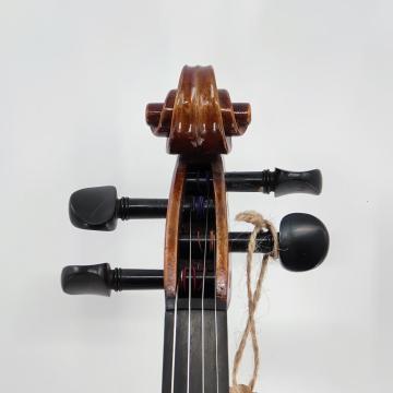 Flame Maple 4/4 Advanced Violin Handmade Oil Verniz