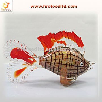 Marine fish blown glass craft