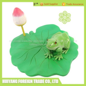 Floating Frog with Water Lily ,Pond landscaping