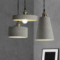 Solas Pendant Concrete Simple LEDER