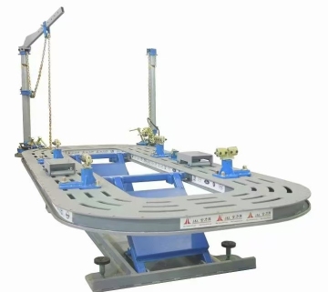 Comanganese Steel Plate Auto Frame Straightening Machine for Car Frame Alignment Bench