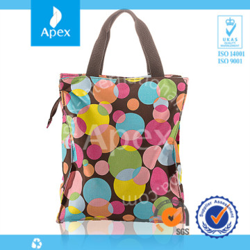 Fashion new canvas book zipper hand bag