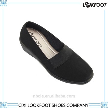 Cixi realible manufacturer hot sale women casual leather shoes made in china