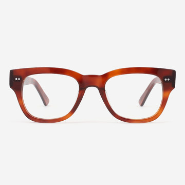 Square Cat Shape Acetate Unisex Optical Frames