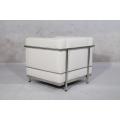 White Leather Le Corbusier LC2 Sachigaro Replica