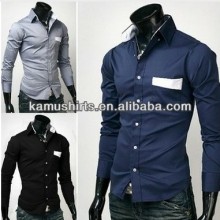 2013 Lastest Italian Design Slim Fit Man Shirts Fashion Casual Mens Shirts have stock