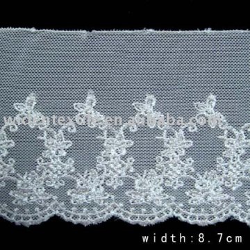 Guipure embroidery lace trim for women garment