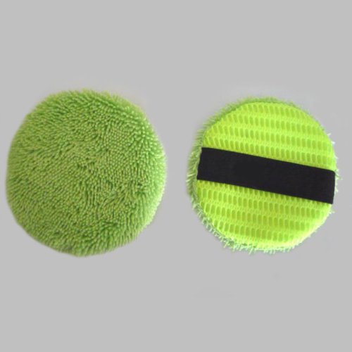 Microfiber chenille car cleaning sponge pad