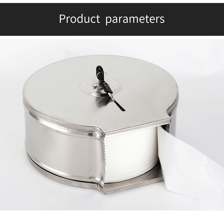 ITAX Stainless Steel Toilet Paper Jumbo Roll paper Towel Holder paper Dispenser for toilet of hotel hospital school