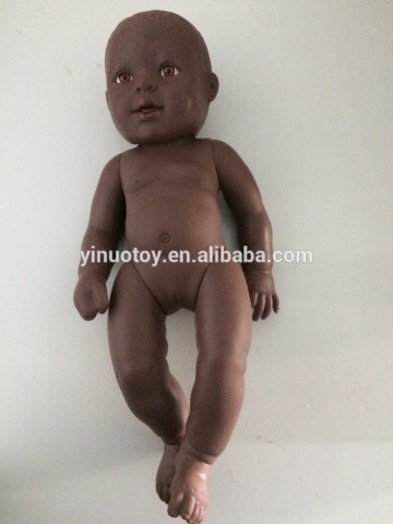 high quality PVC baby doll toys afro american dolls