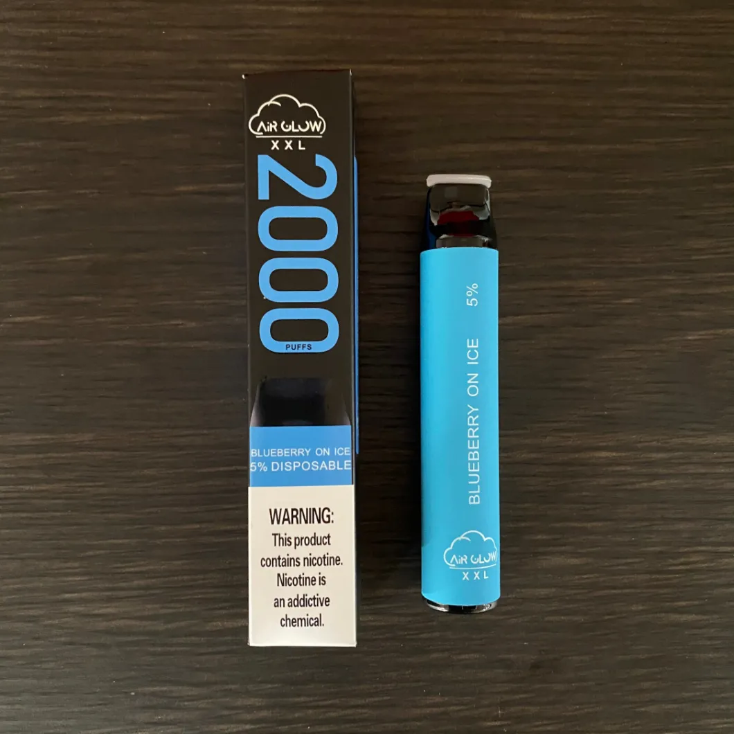 2021 New Arrival 2000 Puffs Vape Pen Air Glow XXL Wholesale Disposable E Cigarette