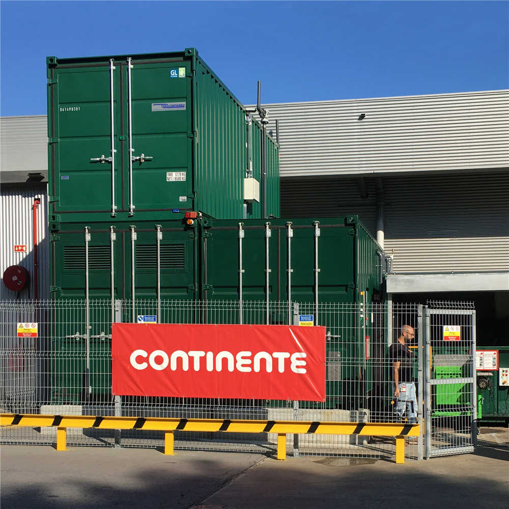 Container type Standby 220v 500kw gas generator with Cummins engine