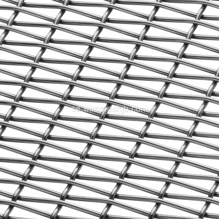 Galvaniserad eller SS Crimped Wire Screen