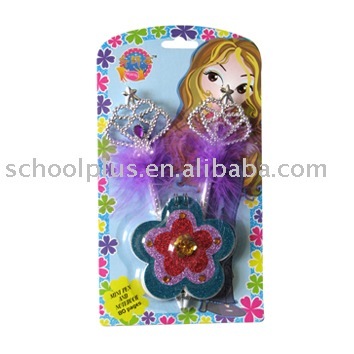 flower shape cartoon Notebook with pen