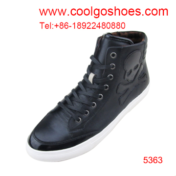head of bone newest style leather men boots