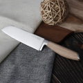 COUTEAU SANTOKU DE 5 POUCES AVEC MANCHE EN BOIS DE PAKKA