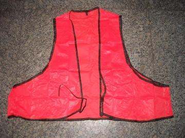 Disposable Adult Orange Safety Vest