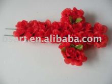 Christmas Decoration colourful Tinsel Wreath