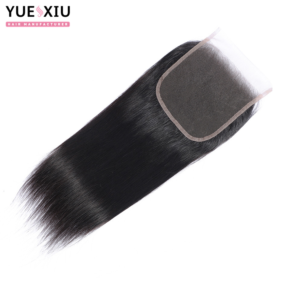 Peruvian Virgin Human Hair  HD Swiss Lace Transparent 4X4 5x5 Lace Closure, Cuticle Aligned Transparent Lace Closure