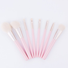 travel Aluminium pink handle makeup brush
