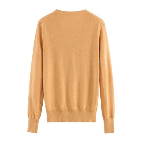 Pull tricot dames model pull orange