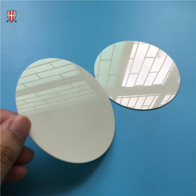 disco de oblea de cerámica de alúmina de alto diámetro de 100 pulidos