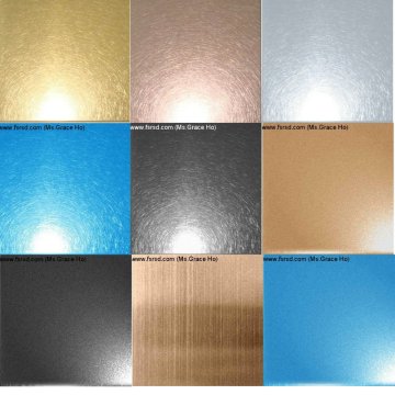 art etching color stainless steel sheet 304