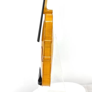Instrumento musical de violín de madera maciza hecho a mano