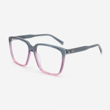 Square Acetate Female Optical Frames 24A3001