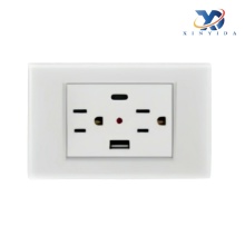 PC Material Wall Switch with Six-hole