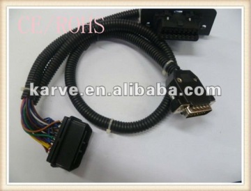 OBD II M-F+DB15M cable