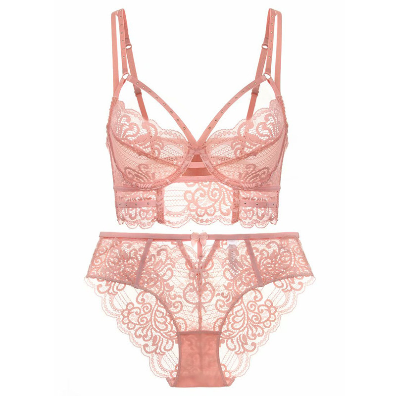 Longlined Lace Bra