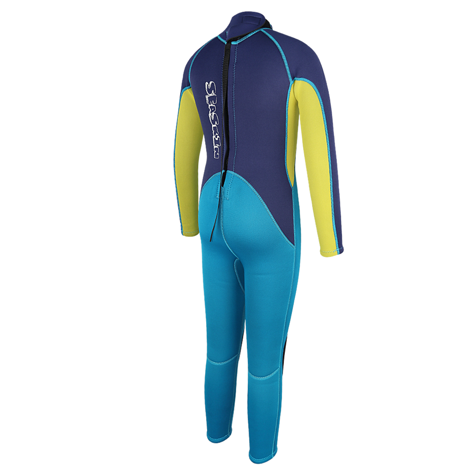 Seaskin 3/2mm Back Zip One Piece Children&#39;s Wetsuit