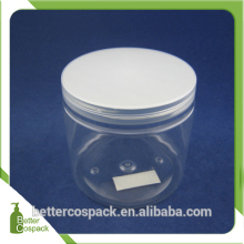 500ml 500g clear color and PP cap scrub cream jar