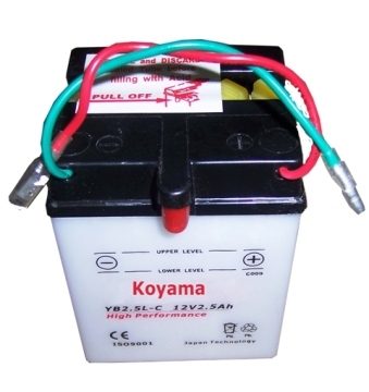 Conventional Type Motorcycle Battery -Yb2.5L-C-12V2.5ah