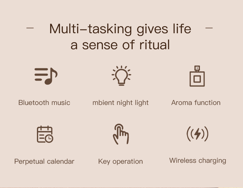 Retro classic phonograph player music digital display home portable multi-function Bluetooth speaker wireless charging