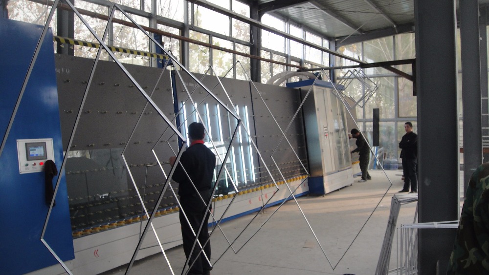 double glass glazing insulating glass making machine price