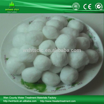 Filled Polyester Fiber Ball for water treatment/White Polyester Snow ball for decoration
