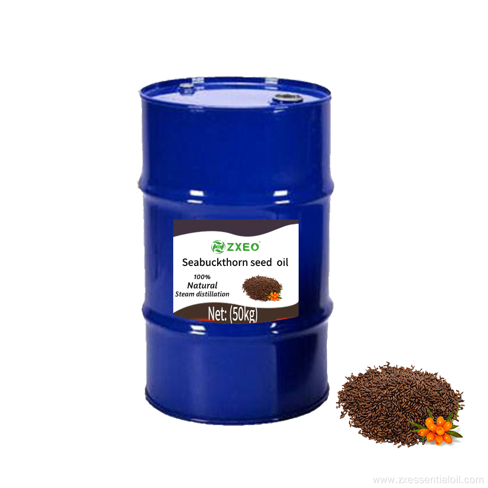 Wholesale organic bulk buckthorn seed essential oil best quality cold pressed Hippophae rhamnoides for Health food raw material