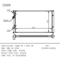Radiator for VOLKSWAGEN CADDY 1.9 OEM 1HM.121.253D