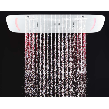 Ducha fija de techo de 27 &#39;&#39; con función LED / Rain + Waterfall + Bubble