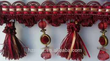 Wholesale Polyester Tassel Fringe, Curtain Tassel Trim Tassel Fringe