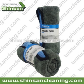 microfiber fluffy towel /Microfiber detailing towel/microfiber cleaning cloth for car