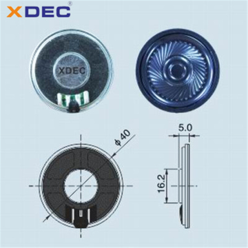 40mm 32ohm 0.5w super thin voice controlled speakers