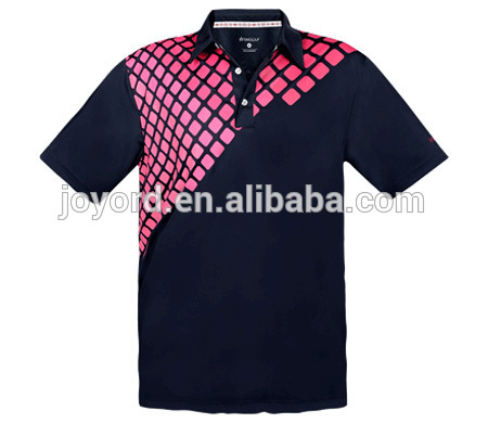 OEM sublimation golf polo shirts