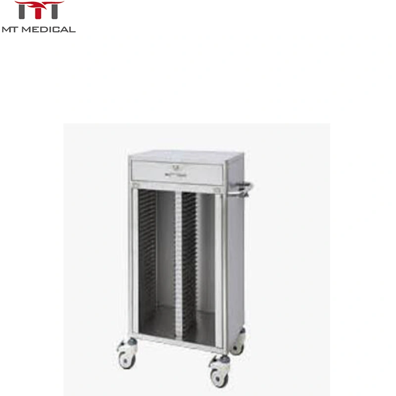 Professional Team High Quality Hospital Medical Record Trolley